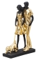Preview: Paarfigur mit Hund aus Kunststein Dekofigur – Exklusive Skulptur Höhe 29,5 cm Breite 19,5 cm