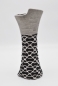 Preview: Moderne Vase 30 cm Schwarz/Silber Blumenvase Dekovase Dekoration Black