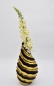 Preview: Exklusive Vase 36 cm Schwarz/Gold modern Deko Blumenvase Dekovase