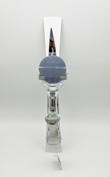 Wandleuchte Kerzenhalter Silber elegant 42 cm modern Spirit Weiß