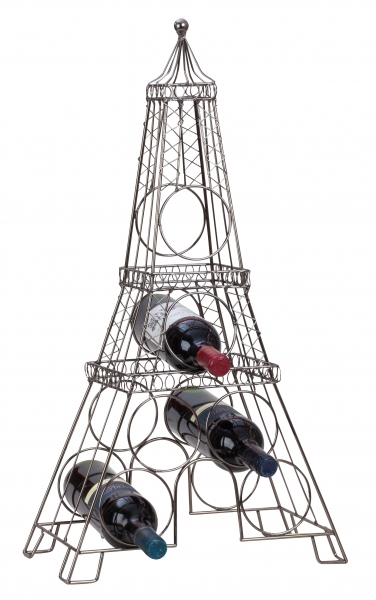 XL Weinflaschenständer Eiffelturm Design 72,5 cm Paris Weinflaschenhalter Weinregal Flaschenhalter