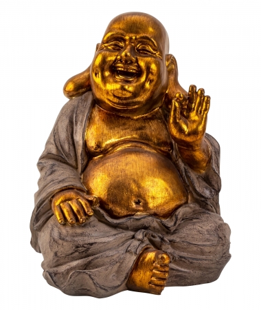 Moderne Buddha Skulptur - Deko Figur - Asiatisch - Feng Shui - Dekoration